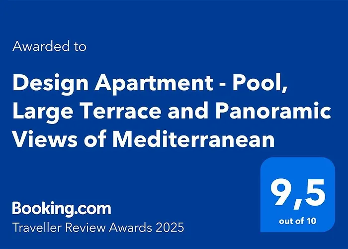 Design - Superb Seaviews - 70m2 - Large Terrace - Pool - No Extra Costs * 방돌
